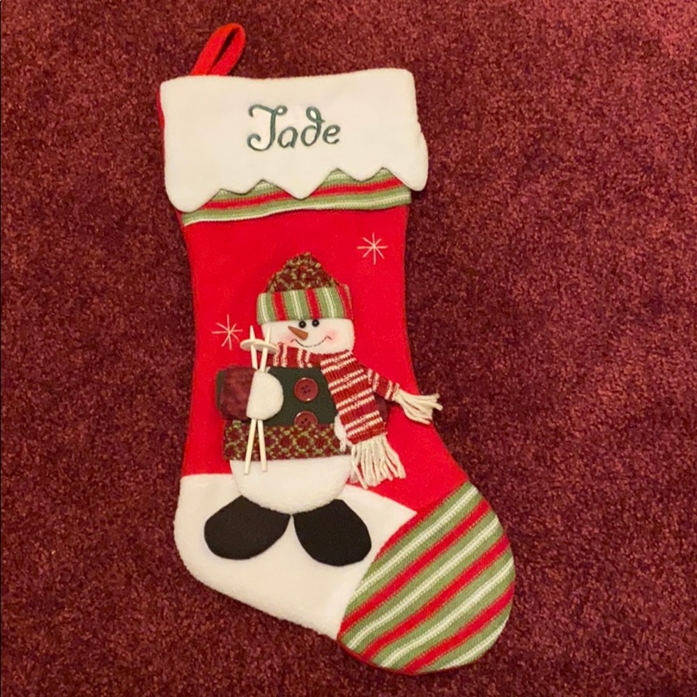 “Jade” Christmas stocking